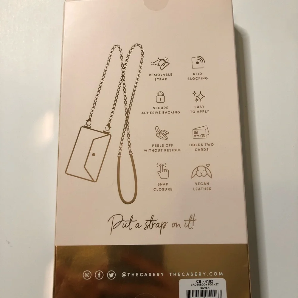 casery crossbody phone pocket